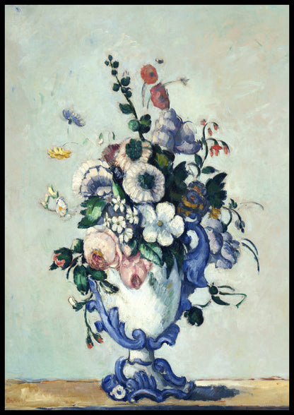 Plakat  Rococo Vase, Paul Cezanne Vintage do Salonu