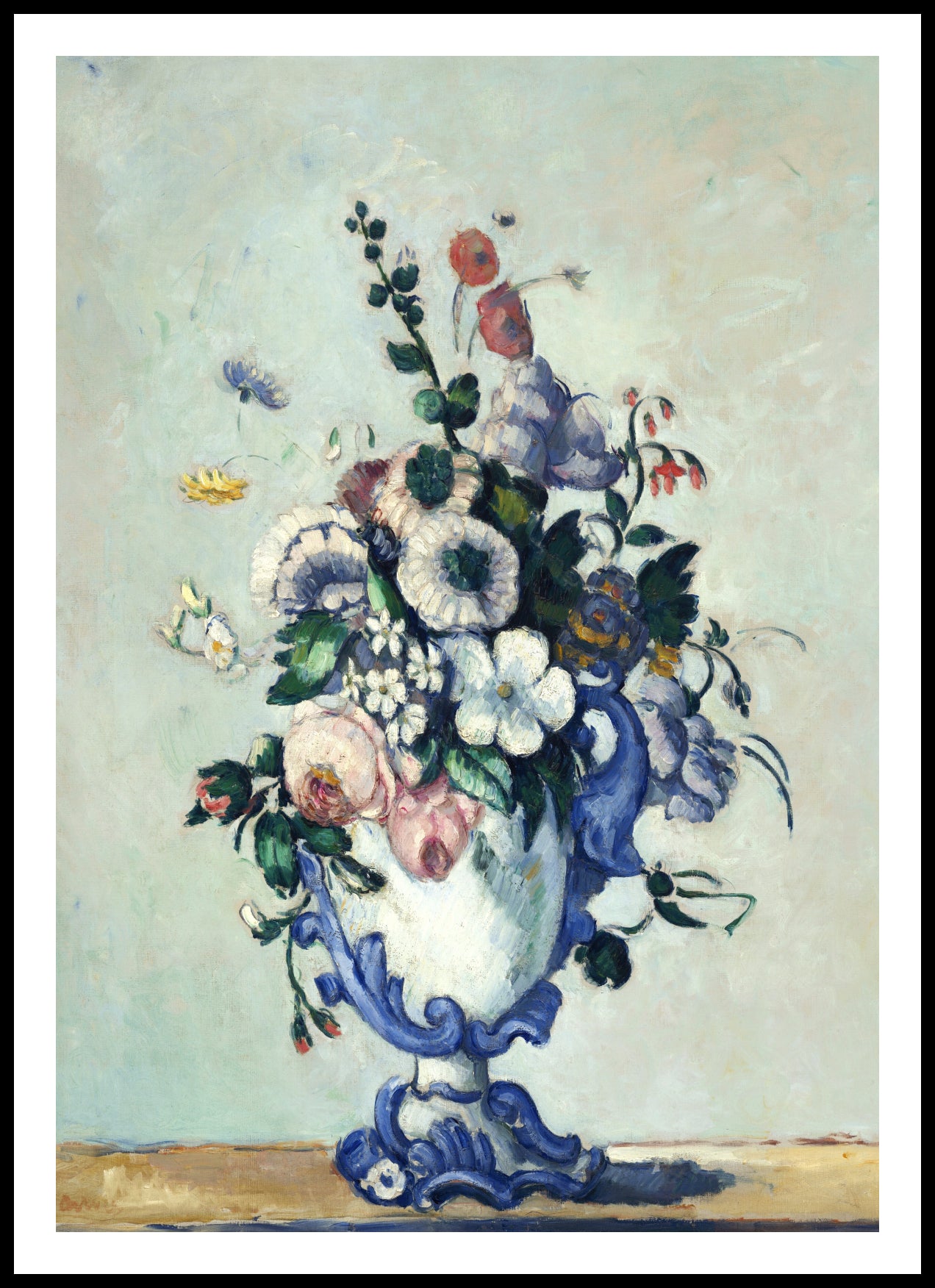 Plakat  Rococo Vase, Paul Cezanne Vintage do Salonu