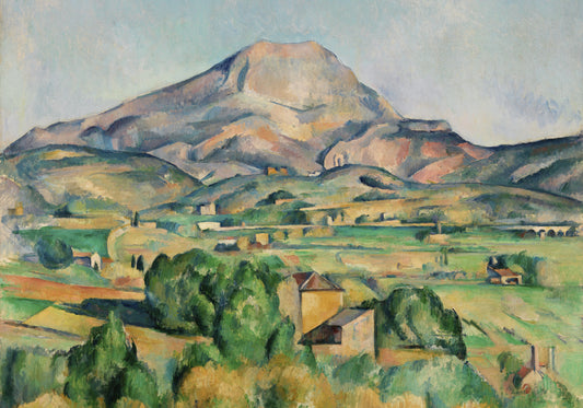 Plakat  Mont Sainte-Victoire, Paul Cezanne Vintage do Salonu
