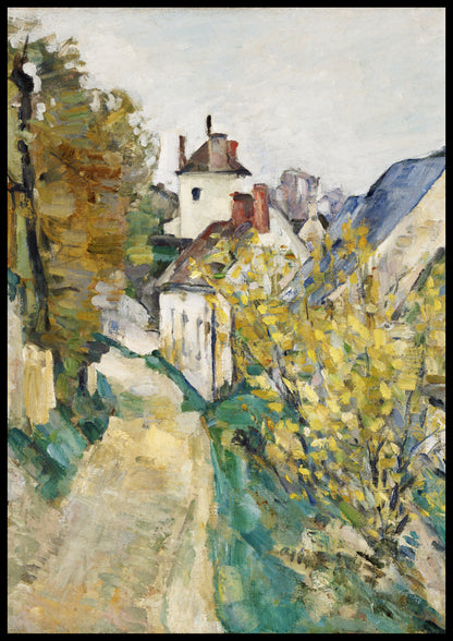 Plakat  The House of Dr. Gachet, Paul Cezanne Vintage