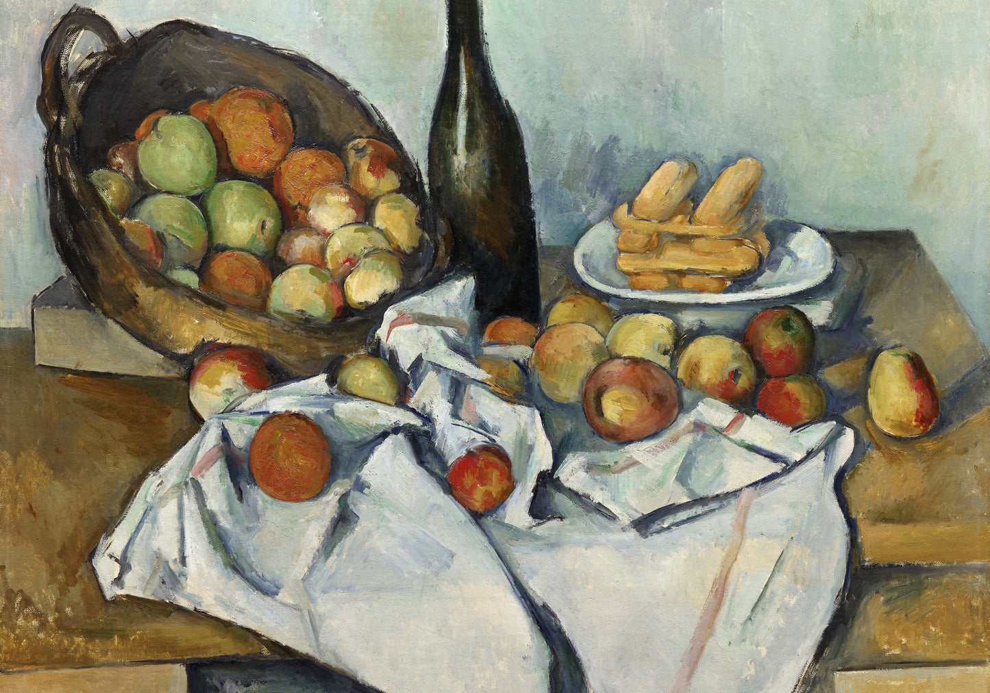 Plakat  The Basket of Apples, Paul Cezanne Vintage do Salonu