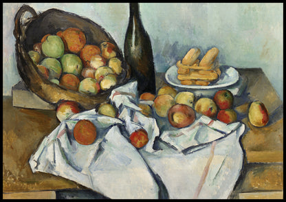 Plakat  The Basket of Apples, Paul Cezanne Vintage do Salonu