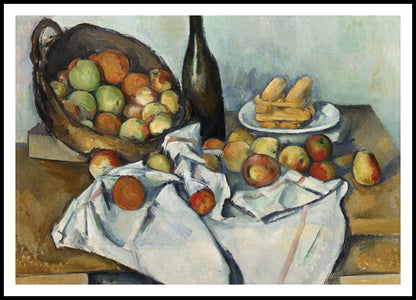 Plakat  The Basket of Apples, Paul Cezanne Vintage do Salonu
