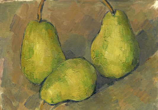 Plakat   Three Pears, Paul Cezanne Vintage do Salonu
