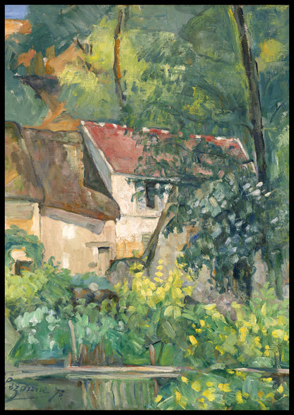 Plakat  House of Père Lacroix, Paul Cezanne Vintage Salon