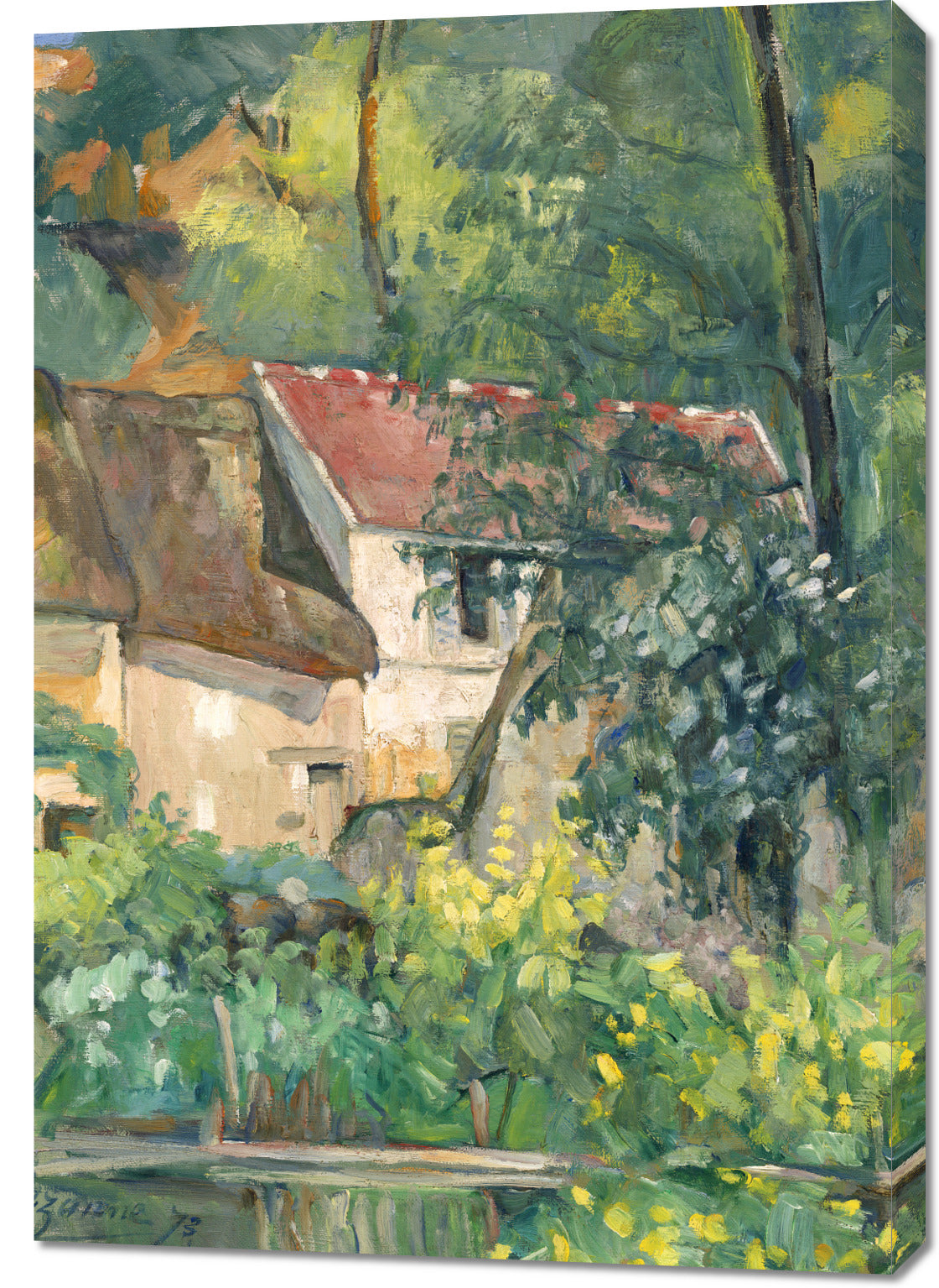 Obraz  House of Père Lacroix, Paul Cezanne Vintage Salon