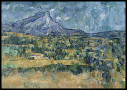 Plakat  Mont Sainte-Victoire, Paul Cezanne Vintage Salon