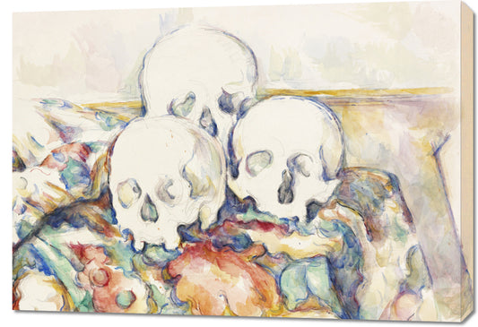 Obraz  The Three Skulls, Paul Cezanne Vintage do Salonu