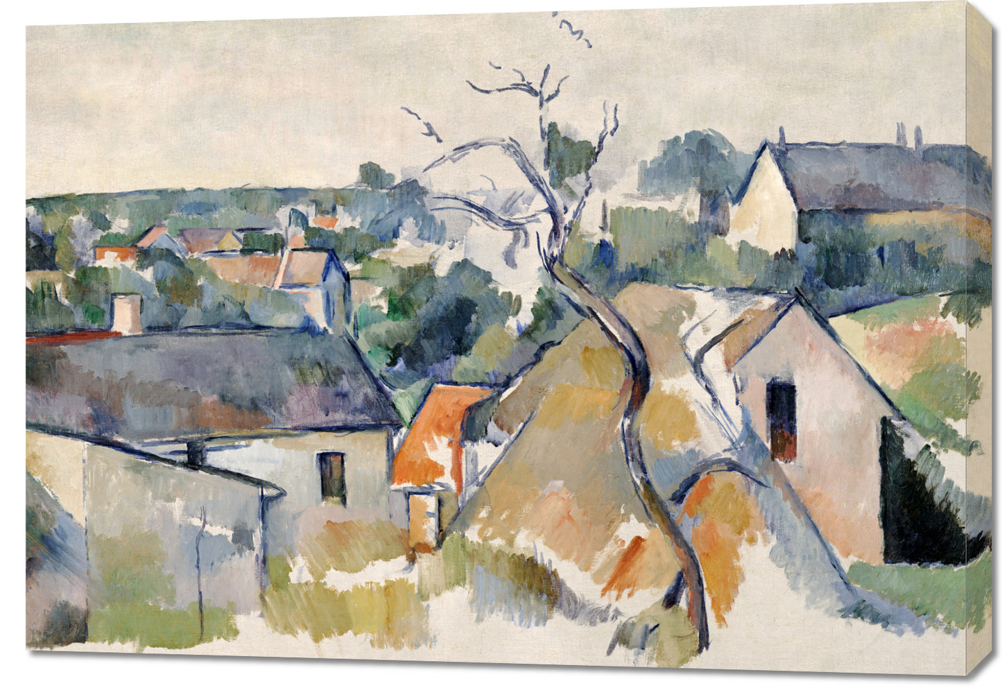 Obraz  Rooftops, Paul Cezanne Vintage do Salonu