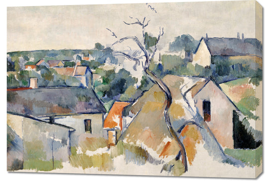 Obraz  Rooftops, Paul Cezanne Vintage do Salonu