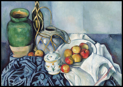 Plakat  Still Life with Apples, Paul Cezanne Vintage Salon