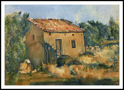 Plakat  Abandoned House, Paul Cezanne Vintage do Salonu