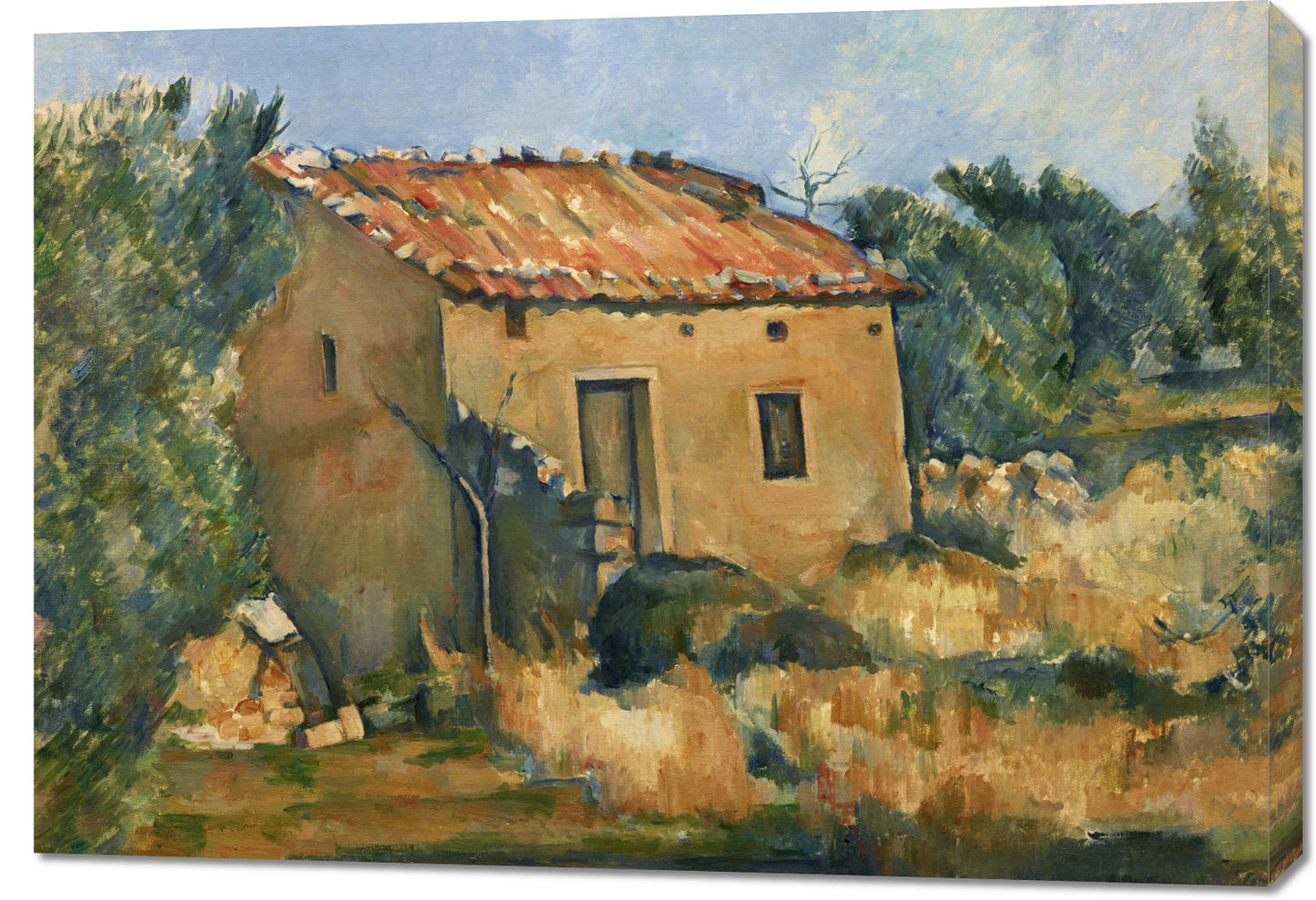 Obraz  Abandoned House, Paul Cezanne Vintage do Salonu