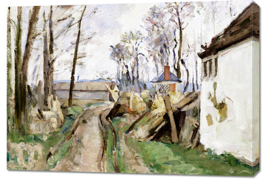 Obraz  A Village Road near Auvers, Paul Cezanne Vingtage