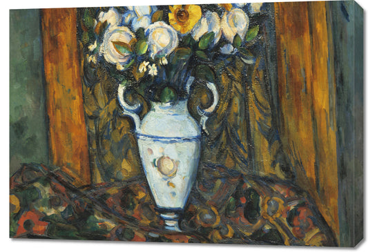 Obraz  Vase of Flowers, Paul Cezanne Vintage do Salonu