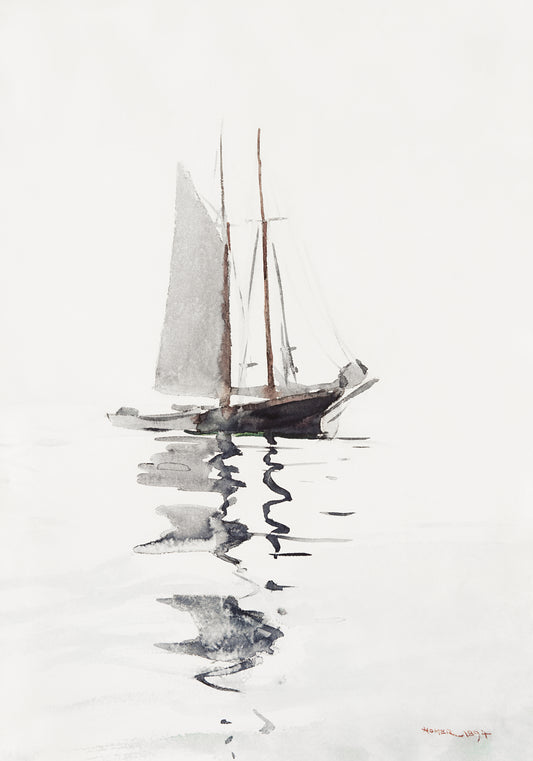 Plakat  Szkuner, Winslow Homer Vintage do Salonu