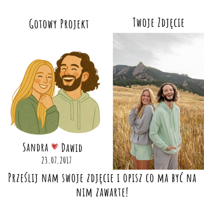 Wydruk z Twojego Zdjęcia Plakat  Prezent Urodziny Ślub