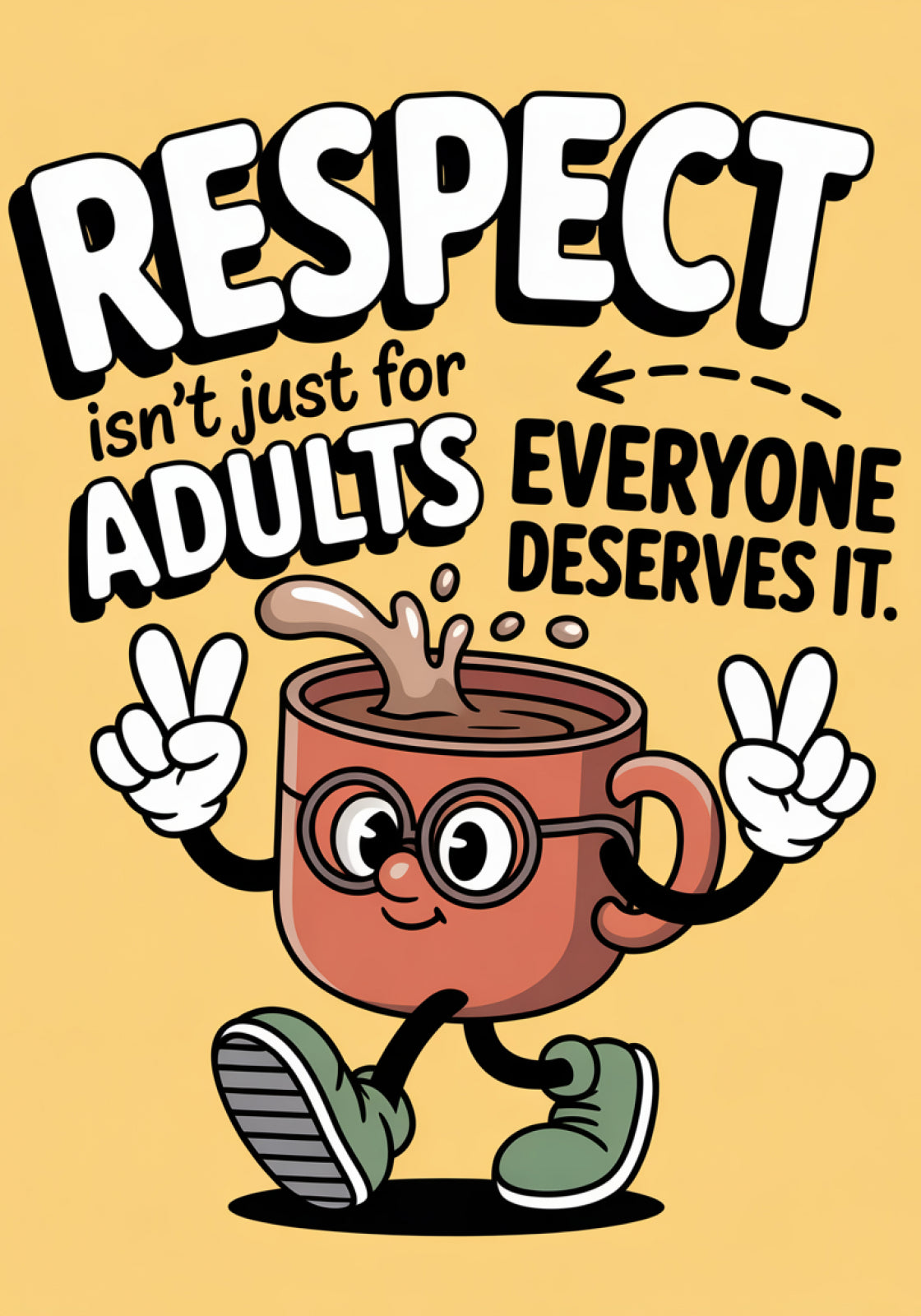 Plakat   Motywacyjny Afirmacja Retro Vintage Do Salonu  Respect