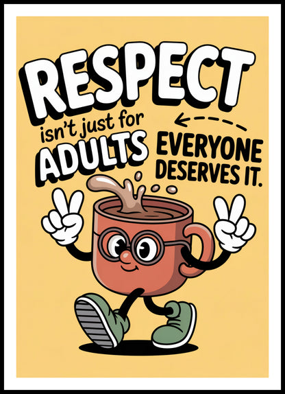 Plakat   Motywacyjny Afirmacja Retro Vintage Do Salonu  Respect