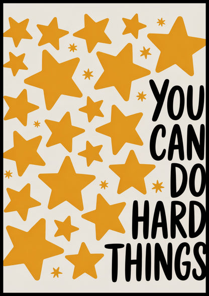 Plakat   Motywacyjny Afirmacja Retro Vintage Do Salonu You Can Do