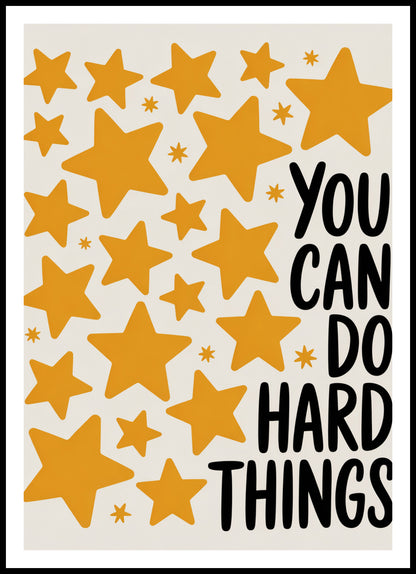 Plakat   Motywacyjny Afirmacja Retro Vintage Do Salonu You Can Do