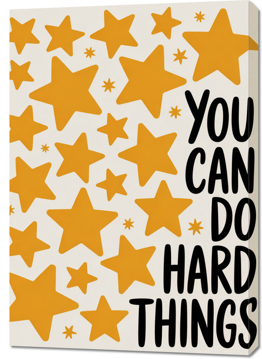 Obraz   Motywacyjny Afirmacja Retro Vintage Do Salonu You Can Do