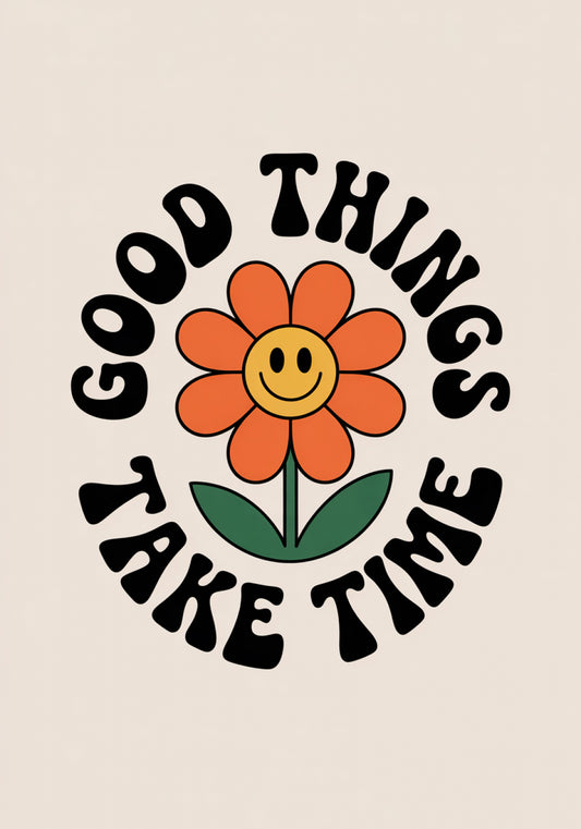 Plakat  Motywacyjny Afirmacja Retro Vintage Do Salonu Good Things