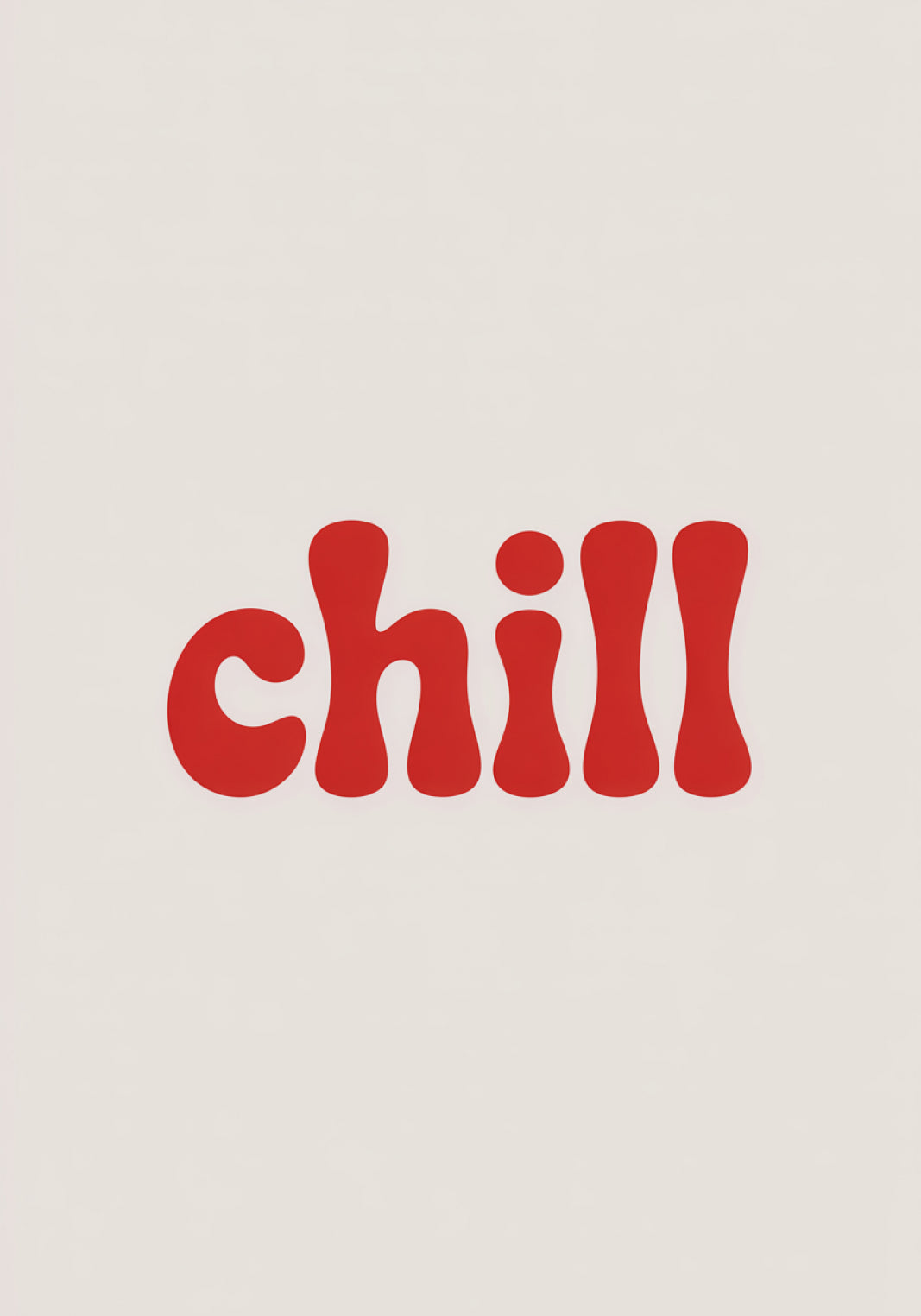 Plakat  Motywacyjny Afirmacja Retro Vintage Do Salonu  Chill