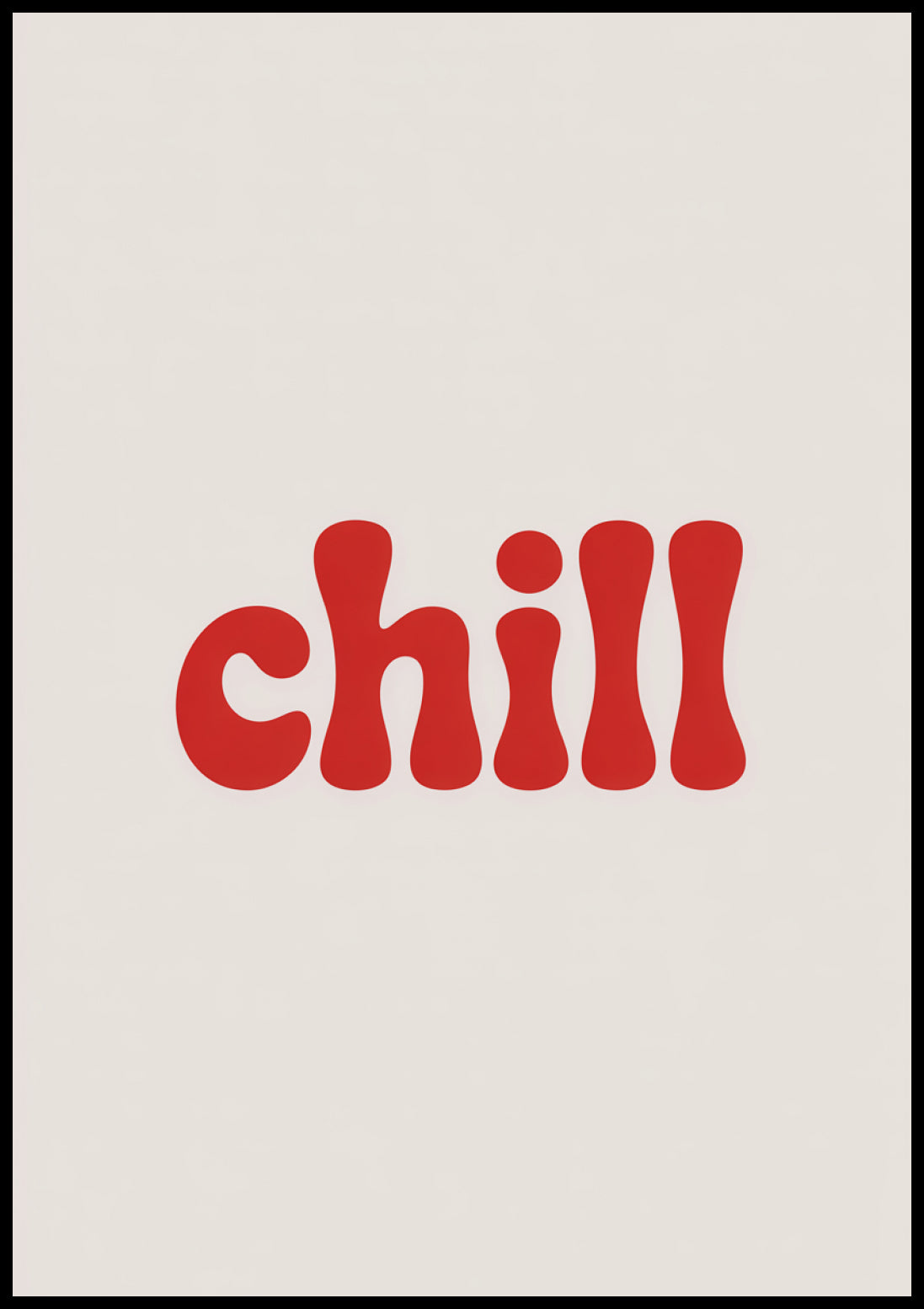 Plakat  Motywacyjny Afirmacja Retro Vintage Do Salonu  Chill