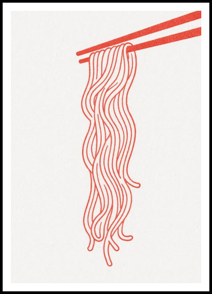 Plakat  Retro Vintage do Salonu Makaron