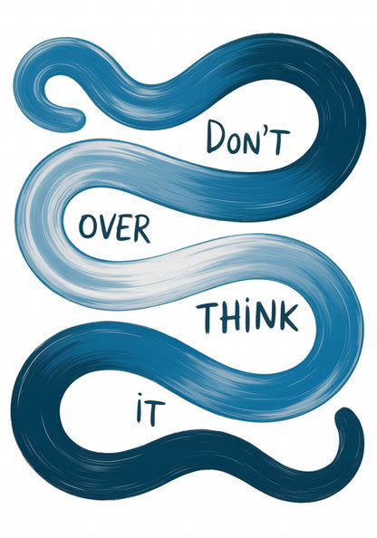 Plakat  Motywacyjny Afirmacja Retro Vintage Do Salonu Overthink