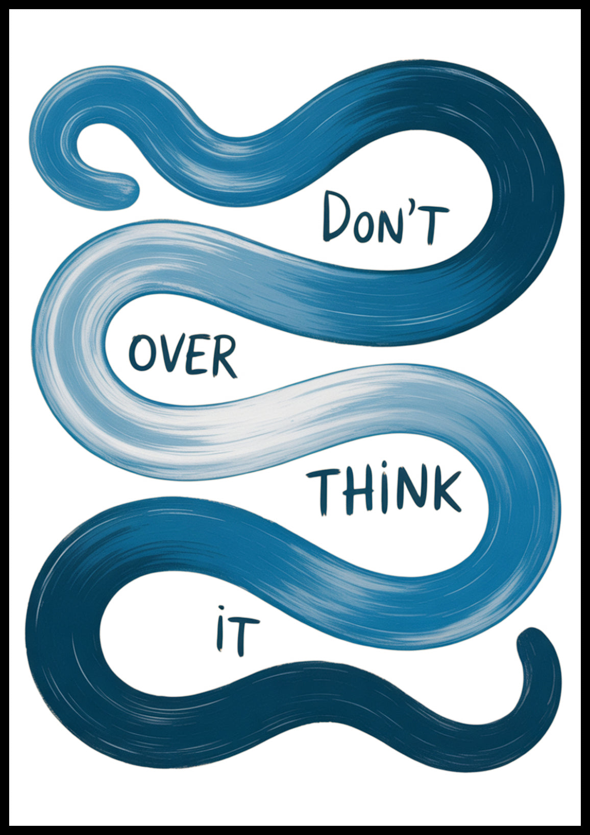 Plakat  Motywacyjny Afirmacja Retro Vintage Do Salonu Overthink