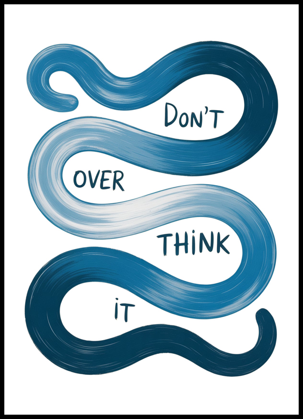 Plakat  Motywacyjny Afirmacja Retro Vintage Do Salonu Overthink