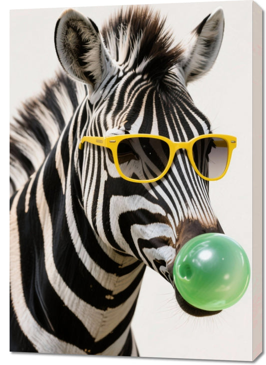 Obraz  Retro Vintage Do Salonu Zebra