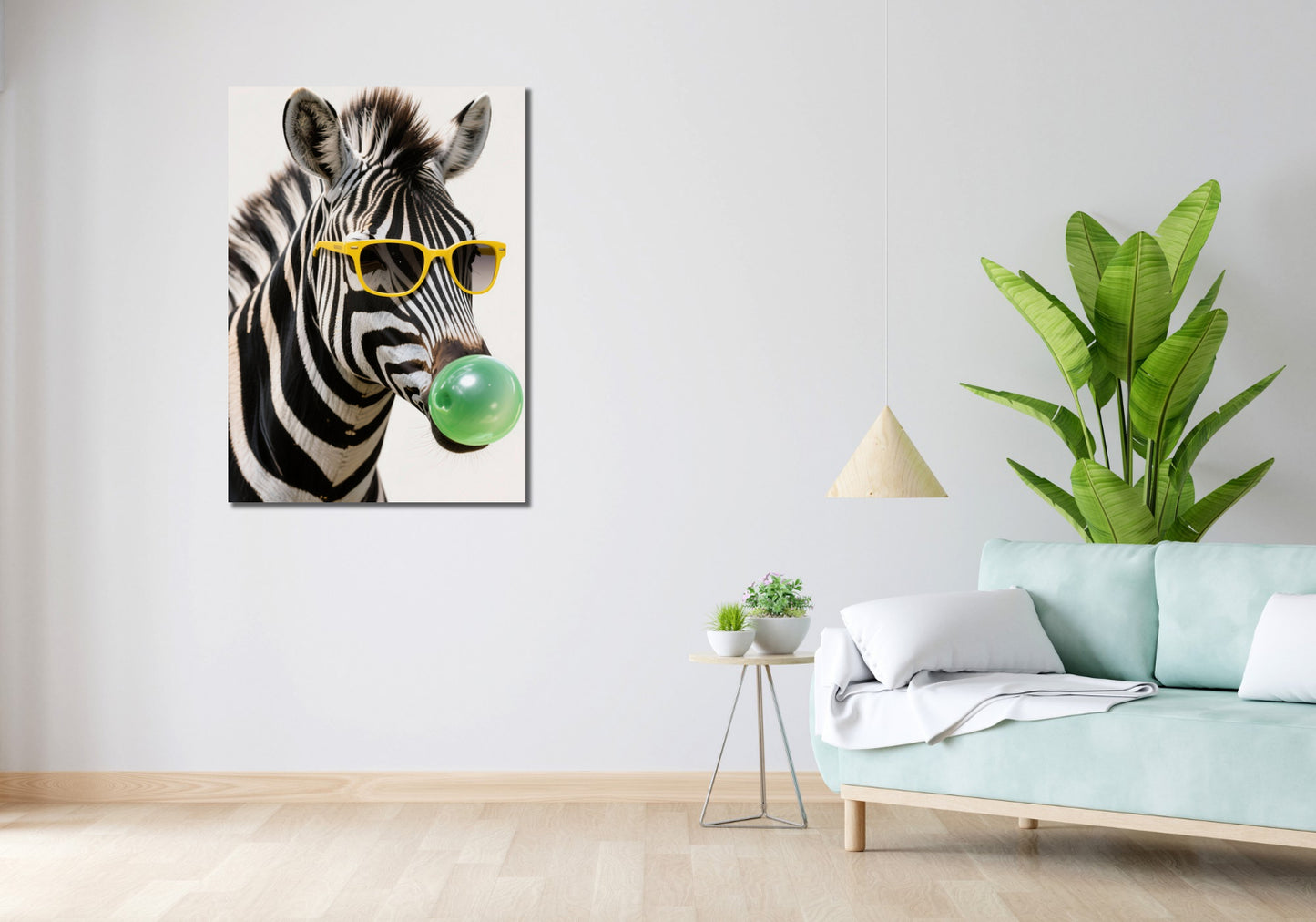 Obraz  Retro Vintage Do Salonu Zebra
