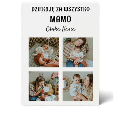 Foto-obraz na płótnie ze zdjęcia kolaże kreator prezent 4 fot