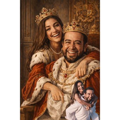 Personalizowany Wydruk Ze Zdjęcia Portret Plakat  Prezent Urodziny