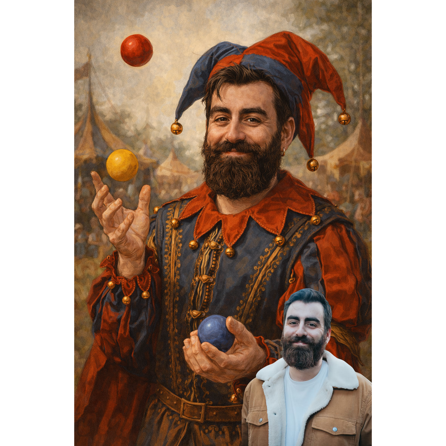 Personalizowany Wydruk Ze Zdjęcia Portret Plakat  Prezent Urodziny