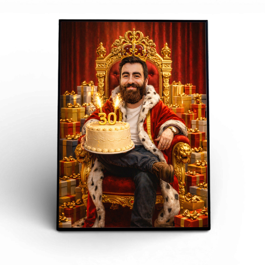 Karykatura Ze Zdjęcia Plakat  Urodziny 20 30 40 Ślub Rocznica