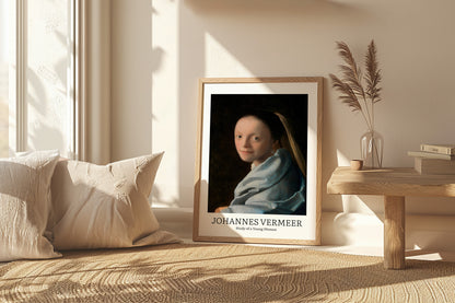 "Design Study of a Young Woman" by Johannes Vermeer