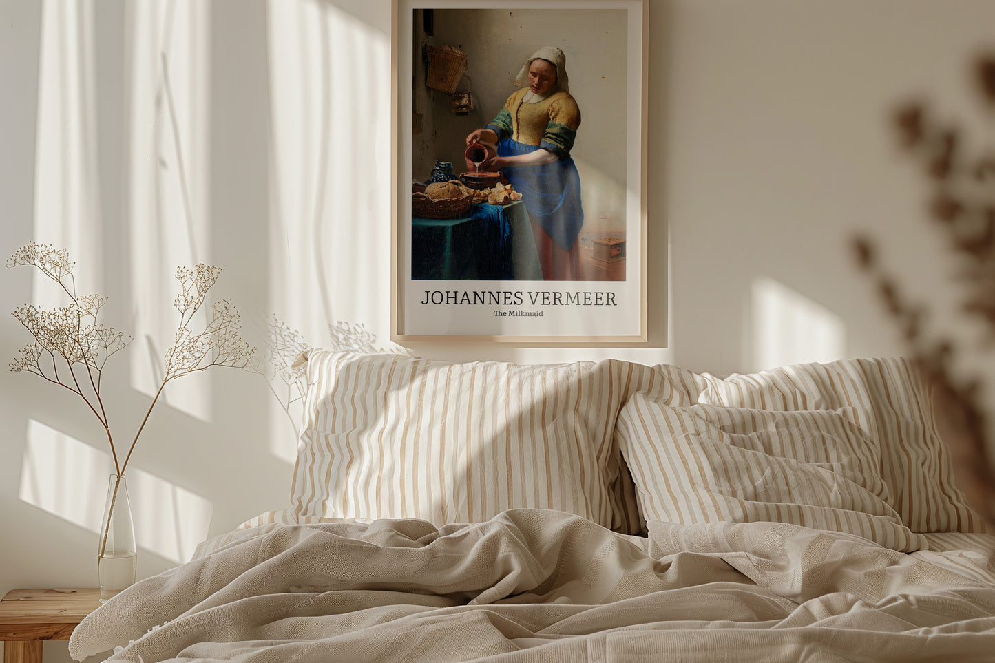 "Design The Milkmaid" by Johannes Vermeer