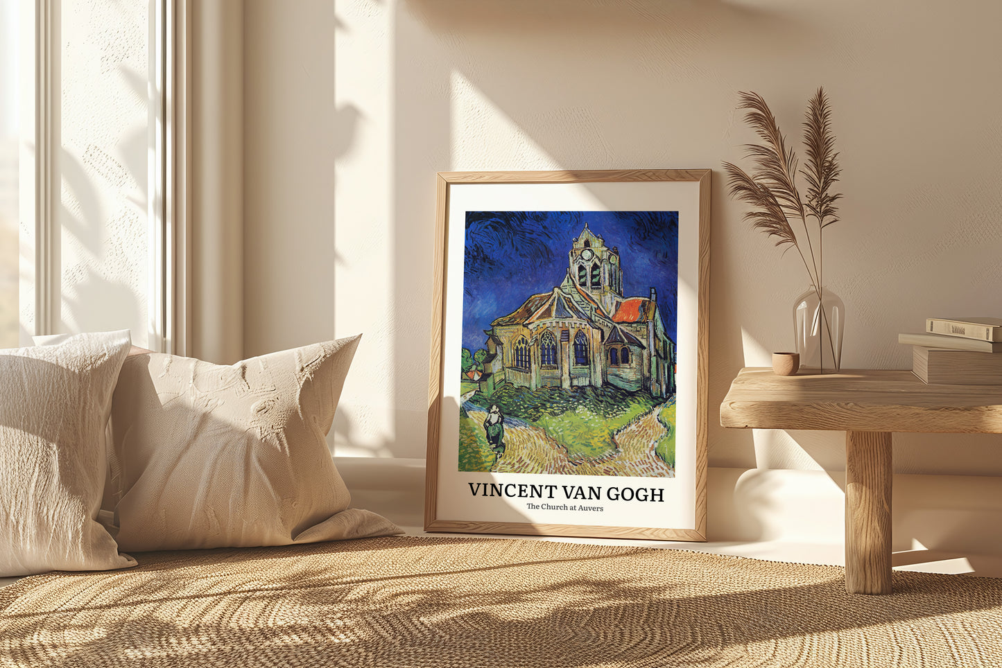 "Design The Church at Auvers" by Vincent van Gogh