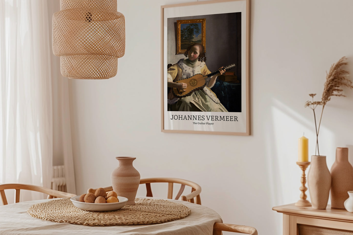 "Design Guitar Player" by Johannes Vermeer