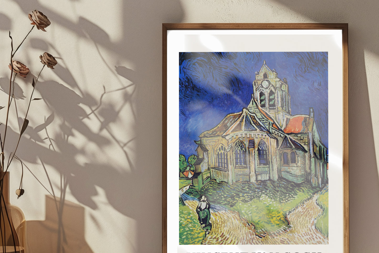 "Design The Church at Auvers" by Vincent van Gogh