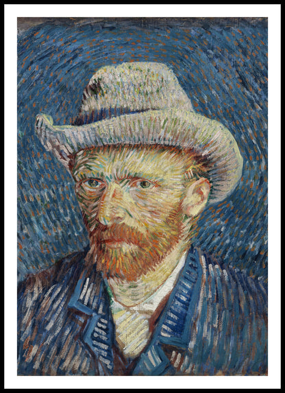 Van Gogh - Autoportret w Słomkowym Kapeluszu