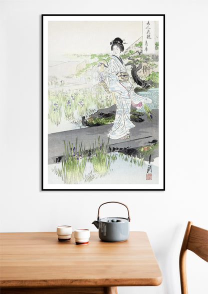 Plakat "Iris Garden" by Gekko