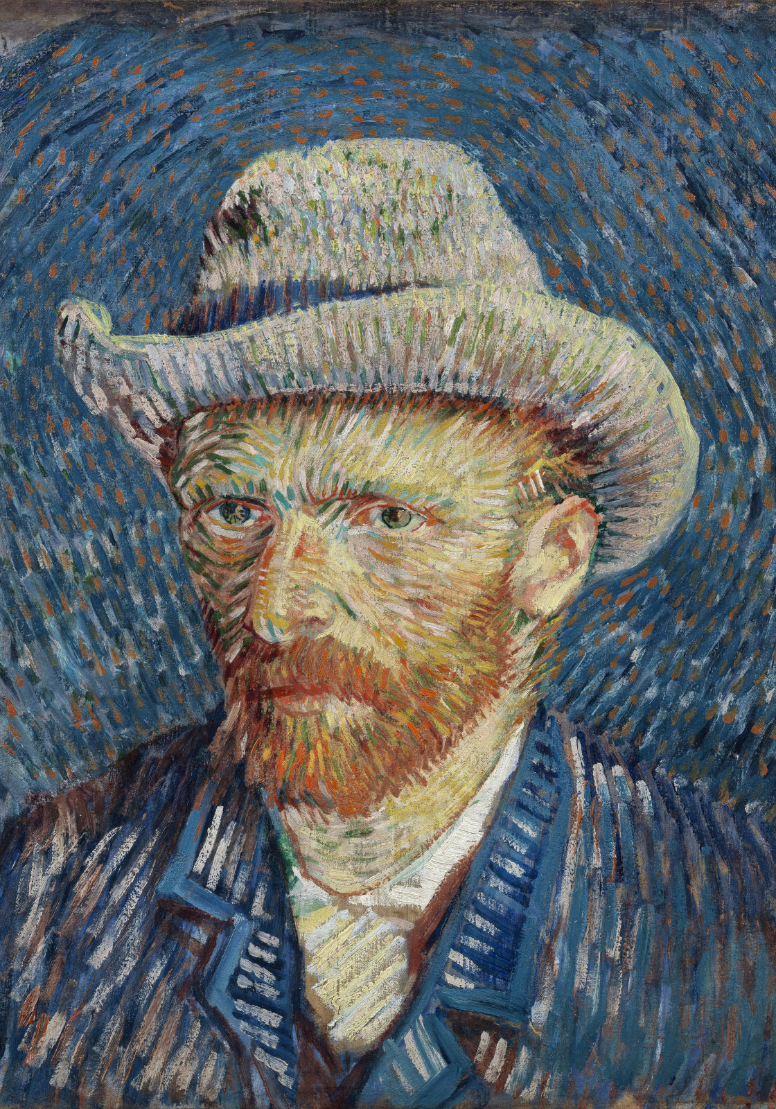 Van Gogh - Autoportret w Słomkowym Kapeluszu