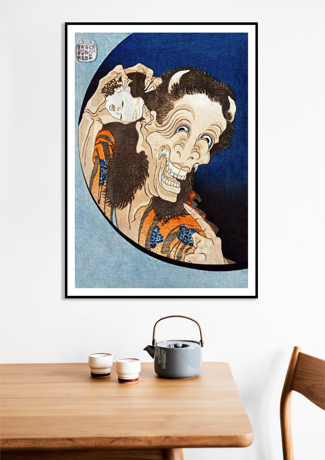 Plakat Demon - Hokusai