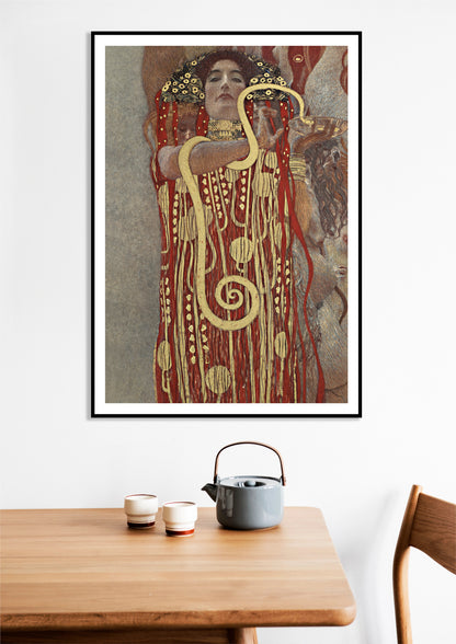 Plakat "Hygieia" by Gustawa Klimta